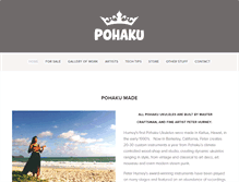 Tablet Screenshot of pohakuukulele.com